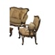  Benetti's Catalon Luxury Golden Beige Silk Chenille Sofa Set 4 Pcs Rich Brown