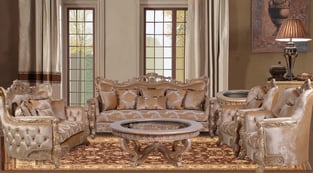 Champagne, Copper European Furniture 32006-C-Set-2 Living Room interior