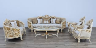 Accent Tables  Beige, Gold, Antique European Furniture photo