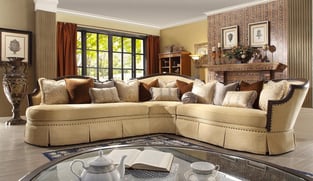 Living Room  Golden Beige Homey Design  photo