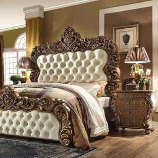 Buy Golden Brown Homey Design  Bedroom 