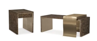 Accent Tables  Brown, Gold Caracole image