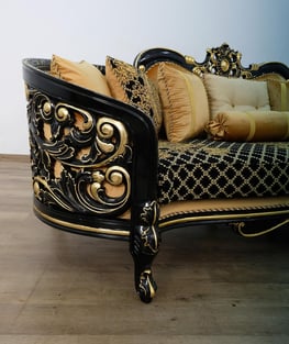 Order Gold, Antique, Black European Furniture 30019-S Living Room now