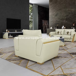 Buy Off-White European Furniture Living Room 