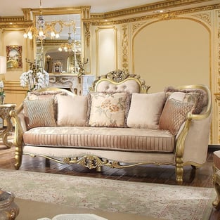 Gold, Champagne Homey Design  HD-663-Set-2 Living Room interior