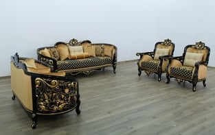 Order Gold, Antique, Black European Furniture 30019-S Living Room now