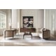 Stallion, Afterglow, Pyrite Finish THE OXFORD RECTANGLE SIDE TABLE by Caracole 