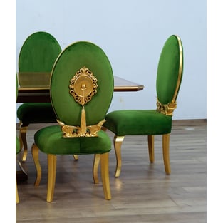 Dining Room  Gold, Emerald, Ebony European Furniture image