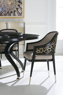 Gold, Black, Ebony Caracole CLA-419-2012-Set-5 Dining Room interior