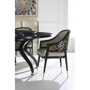 Gold, Black, Ebony Caracole CLA-419-2012-Set-5 Dining Room interior