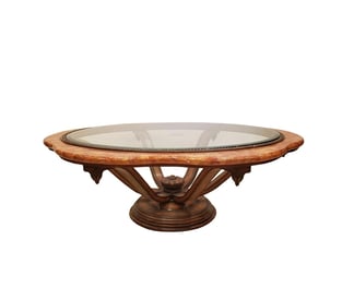 Brown, Dark Wood Benneti Benetti's-LOMBARDI-Set-2 Accent Tables interior