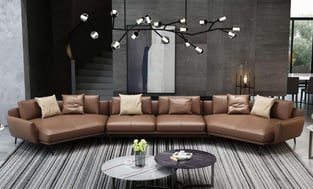 Living Room  Brown European Furniture image