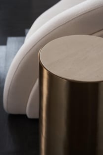 Buy Cream, Metallic Caracole Accent Tables 