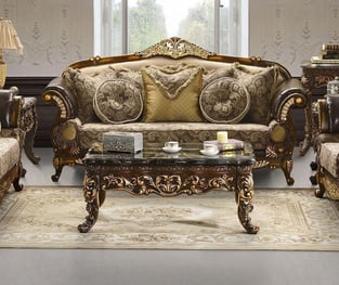 Buy Mahogany, Gold Homey Design  Living Room 