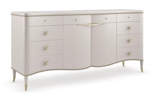 Order Gold, Cream Caracole CLA-021-101-CLA-021-062-2NDM-5PC Bedroom now