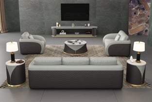 Living Room  Chocolate, Light Grey European Furniture photo