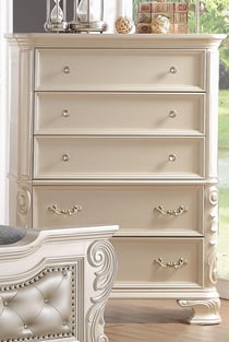 Buy now White Cosmos Furniture Victoria-K-Set-6