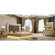 Glam Belle Silver CAL King Bedroom Set 6Pcs Contemporary  Homey Design HD-918