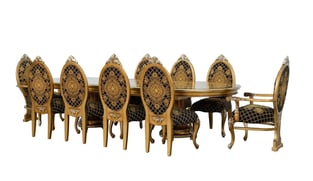 Buy Gold, Silver, Black European Furniture Living Room 