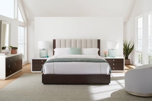 Brown, Light Gray Caracole CLA-421-141-CK Bedroom interior