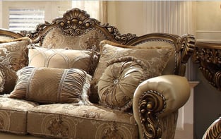 Order Brown, Gold Homey Design  HD-506-2PC Living Room now