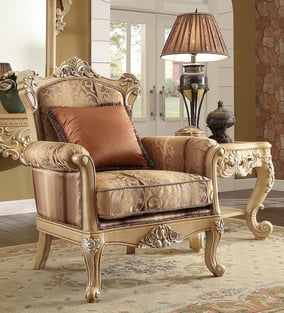 Living Room  Gold, Antique Homey Design  image