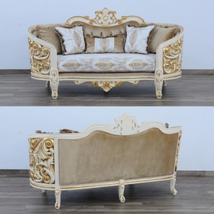 Living Room  Beige, Gold, Antique European Furniture image