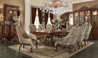 Buy Brown, Gold, Cherry Homey Design  Dining Room 