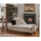 Luxury Pearl Silk Chenille Solid Wood Sofa Set 3Pcs Benetti's Sofia Classic