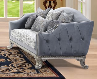 Living Room  Silver, Gray Cosmos Furniture photo