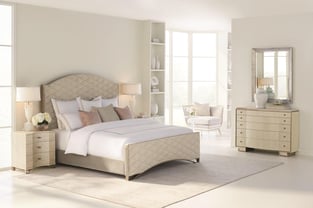 Beige, Ash Gray Caracole CLA-418-122 Bedroom interior