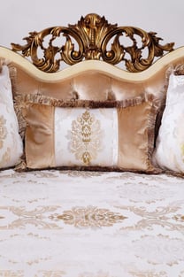 Buy Beige, Gold, Antique European Furniture Living Room 