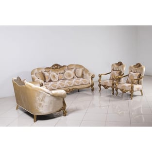 Order Beige, Bronze, Gold European Furniture 4590-L Living Room now