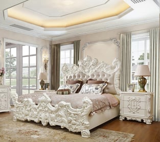 Bedroom  Silver, Ivory Homey Design  photo