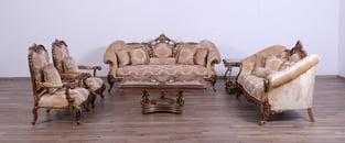 Buy Bronze, Gold European Furniture Living Room 