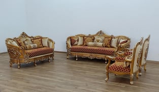 Order Gold, Sand, Red European Furniture 35554-C-Set-2 Living Room now