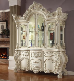 Dining Room  White, Antique Homey Design  image