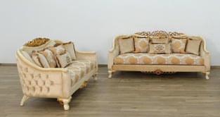 Order Beige, Gold, Antique European Furniture 45352-L Living Room now