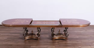 Buy Bronze, Gold, Pearl, Ebony European Furniture Dining Room 