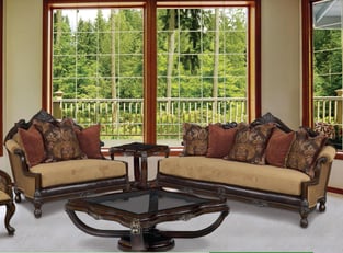 Living Room  Brown, Golden Brown, Walnut, Chestnut Benneti image