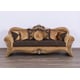 Traditional Brown & Gold Sofa Set 4Pcs EMPERADOR EUROPEAN FURNITURE