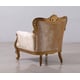Luxury Golden Bronze Wood Trim CLEOPATRA Chair EUROPEAN FURNITURE Traditional