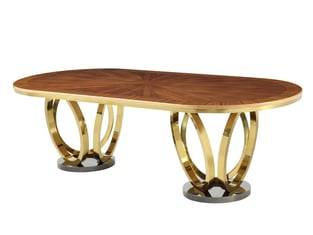 Dining Room  Gold, Chocolate European Furniture image