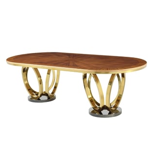 Dining Room  Gold, Chocolate European Furniture image