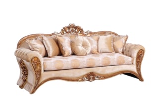 Buy Beige, Gold European Furniture Living Room 