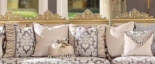 Gold, Cappuccino, Cream Homey Design  HD-459 Set-2 Living Room interior