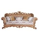 Luxury Antique Bronze Wood Trim VENEZIA Sofa EUROPEAN FURNITURE Traditional