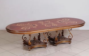 Buy Bronze, Gold, Pearl, Ebony European Furniture Dining Room 