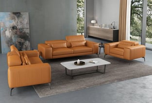 Cognac European Furniture EF-12551-C Living Room interior