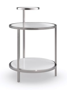 Accent Tables  White, Silver Caracole image